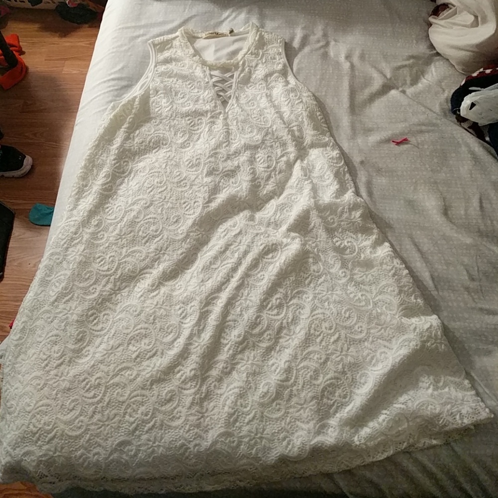 White dress
